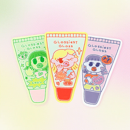 glossiest gloss stickers